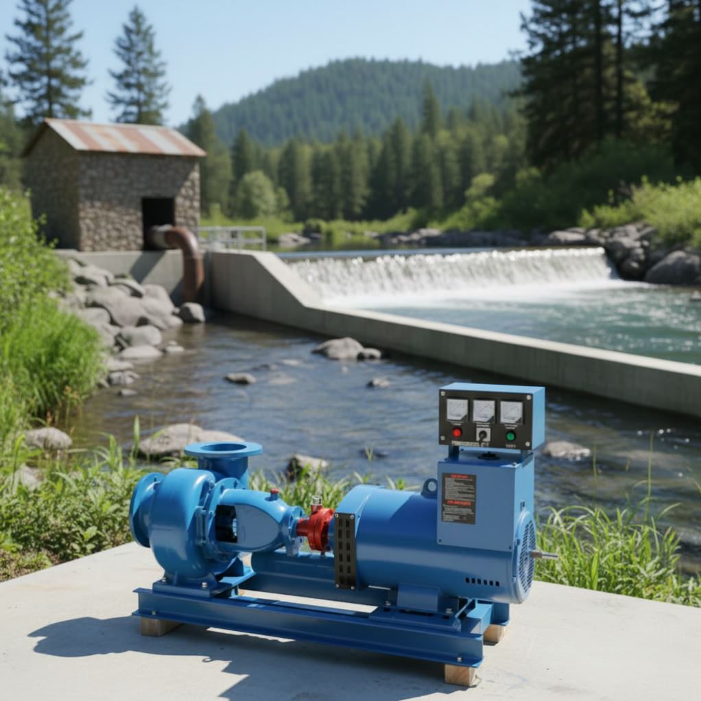 Renewable Energy Hydro - Generatore Idroelettrico Compatto 30-100KW 380V, Turbina